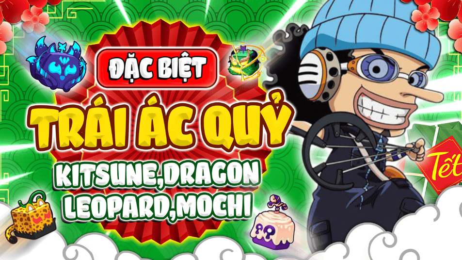 TRÁI ÁC QUỶ BLOX FRUITS RƯƠNG